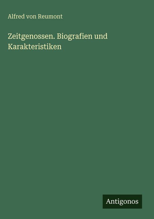 Produktbild: Zeitgenossen. Biografien und Karakteristiken