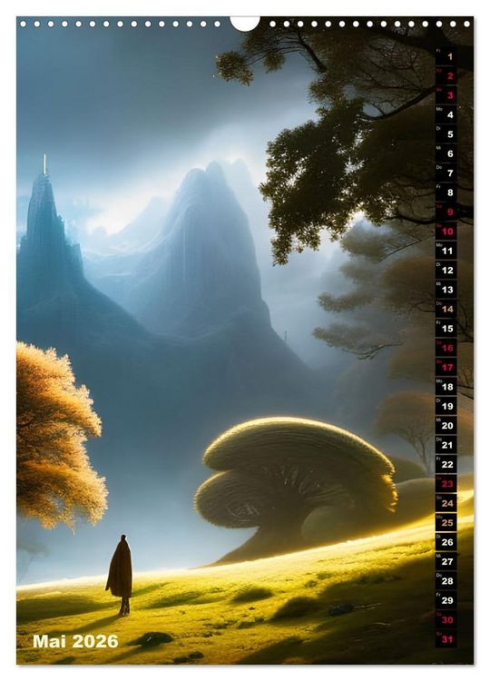 Produktbild: Fantastische Wanderungen (Wandkalender 2026 DIN A3 hoch), CALVENDO Monatskalender