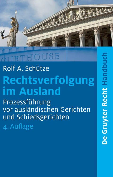 Produktbild: Rechtsverfolgung im Ausland