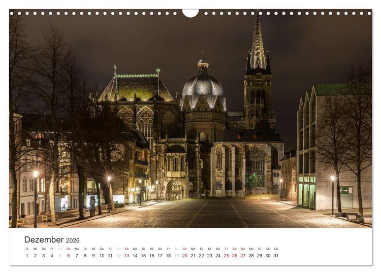 Produktbild: Aachener Dom - Weltkulturdenkmal (Wandkalender 2026 DIN A3 quer), CALVENDO Monatskalender