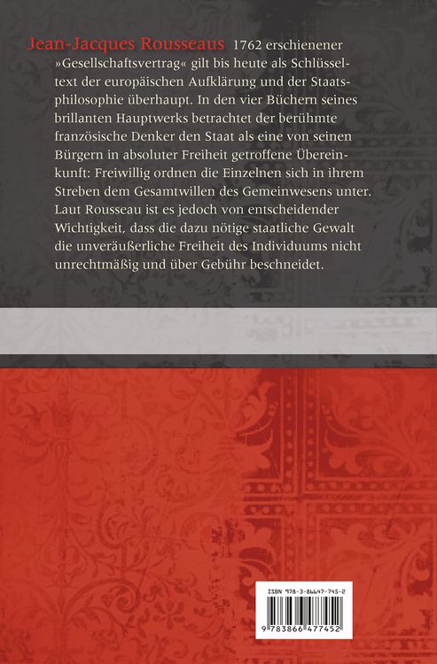 Produktbild: Der Gesellschaftsvertrag oder Grunds&auml;tze des politischen Rechts