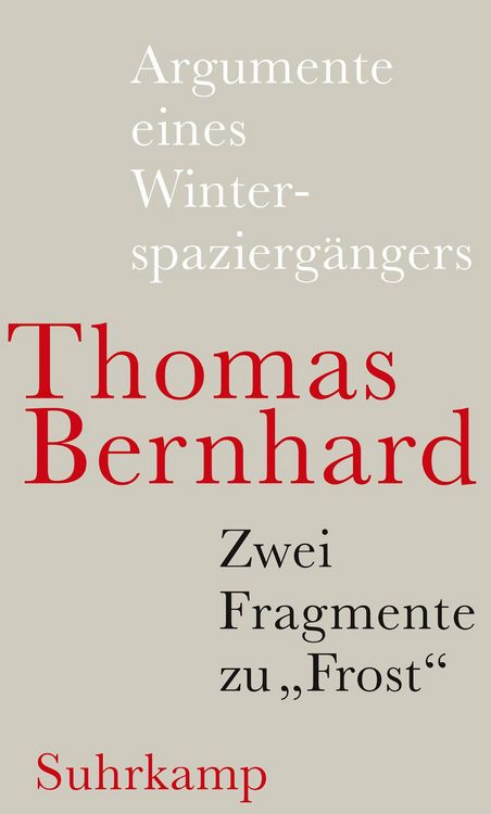 Produktbild: Argumente eines Winterspazierg&auml;ngers