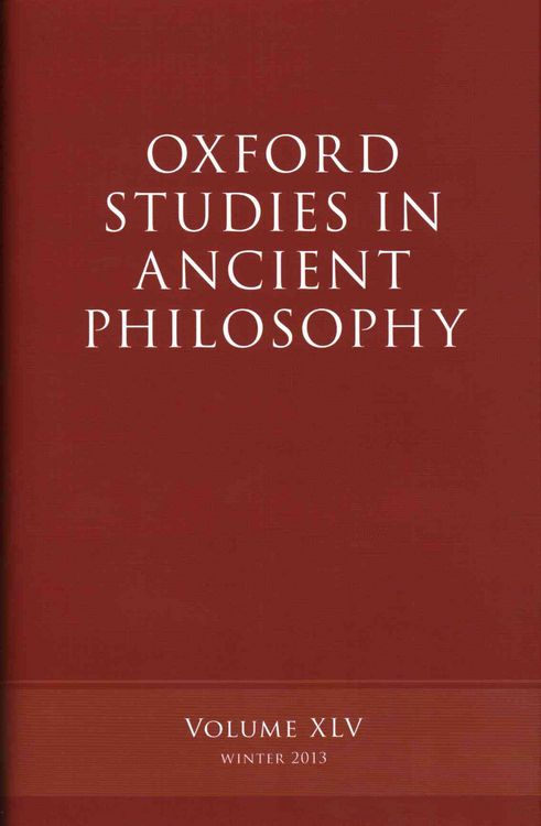 Produktbild: Oxford Studies in Ancient Philosophy, Volume 45