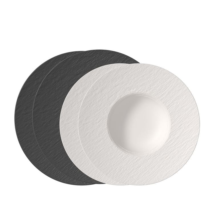 Produktbild: Villeroy & Boch Manufacture Italian Set Black & White