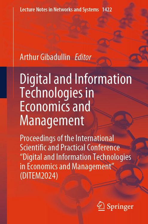 Produktbild: Digital and Information Technologies in Economics and Management