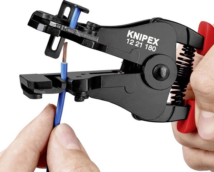 Produktbild: Knipex 12 21 180 EAN 12 21 180 Abisolierzange 0.5 bis 6mm&sup2; 10 bis 20