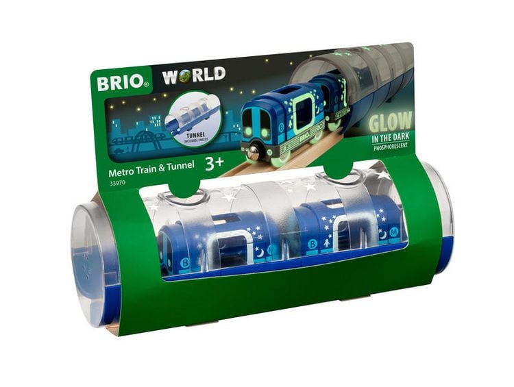 Produktbild: BRIO World - Tunnelbox U-Bahn Glow in the Dark