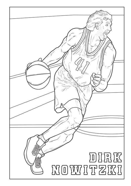 Produktbild: Basketball-Malbuch Stars & Legenden f&uuml;r Kinder ab 8 Jahren, Jugendliche und Erwachsene mit 55 Ausmalmotiven