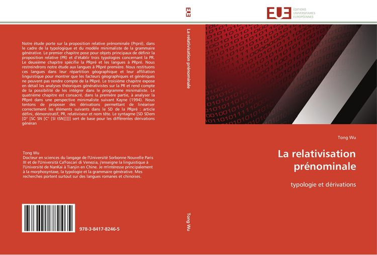 Produktbild: La relativisation pr&eacute;nominale