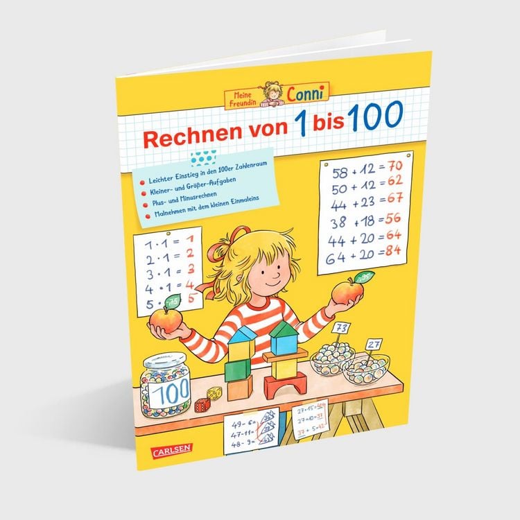 Produktbild: Conni Gelbe Reihe (Besch&auml;ftigungsbuch): Rechnen von 1 bis 100