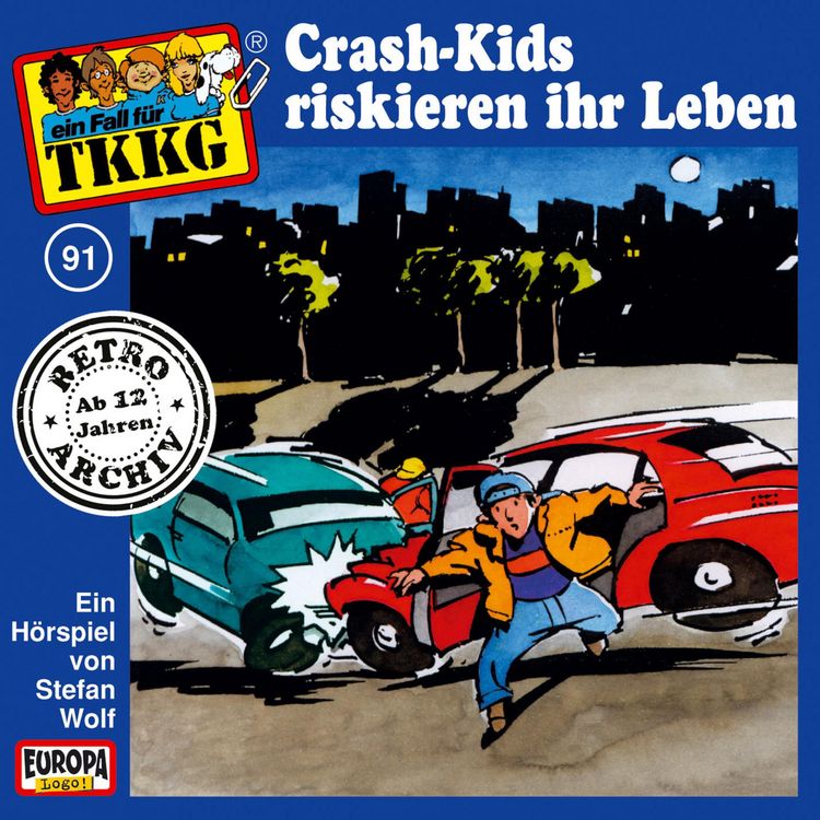 Produktbild: TKKG - Folge 91: Crash-Kids riskieren ihr Leben
