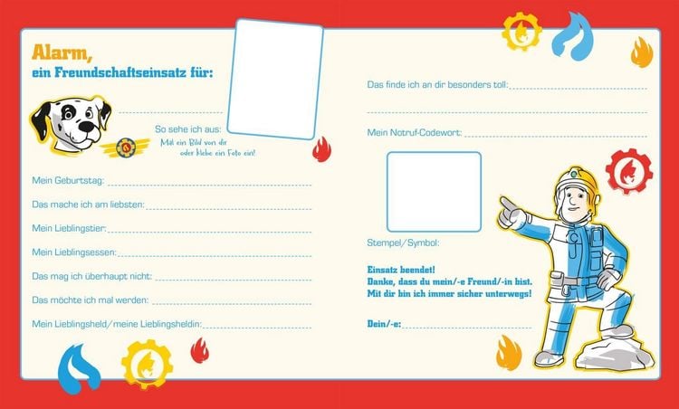 Produktbild: Feuerwehrmann Sam: Mein cooles Freundebuch