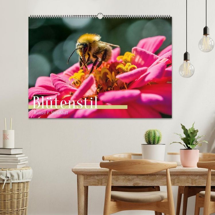 Produktbild: Bl&uuml;tenstil (Wandkalender 2026 DIN A2 quer), CALVENDO Monatskalender