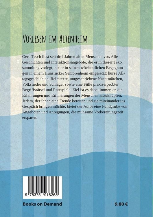 Produktbild: Vorlesen im Altenheim