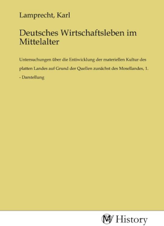 Produktbild: Deutsches Wirtschaftsleben im Mittelalter
