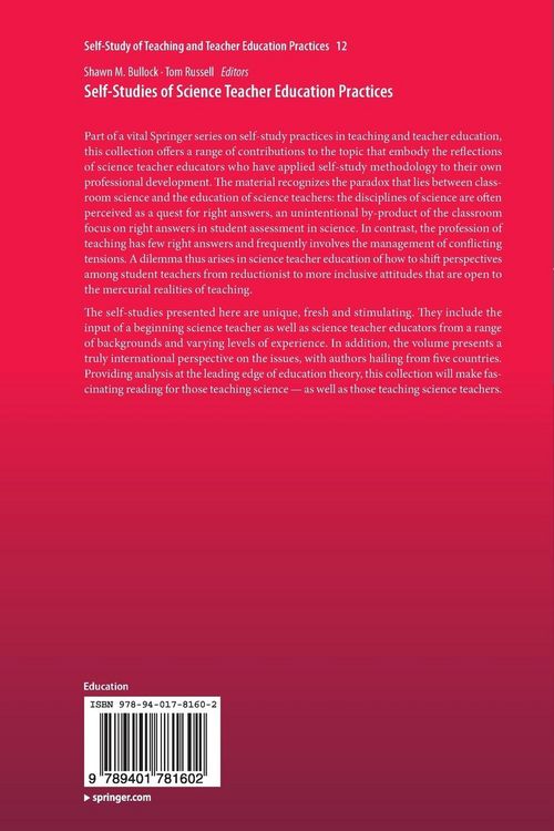 Produktbild: Self-Studies of Science Teacher Education Practices