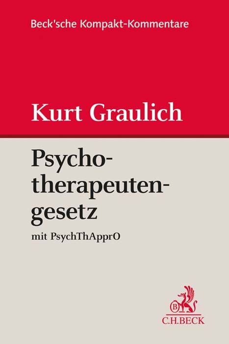 Produktbild: Psychotherapeutengesetz. PsychThG