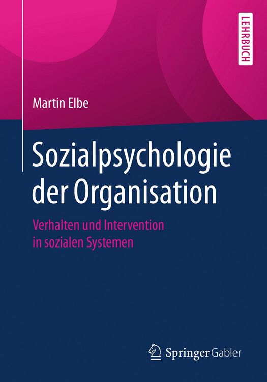 Produktbild: Sozialpsychologie der Organisation