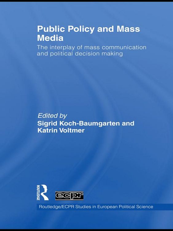 Produktbild: Public Policy and the Mass Media