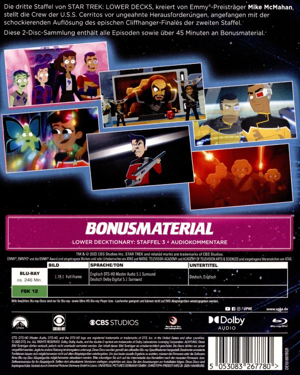 Produktbild: STAR TREK: Lower Decks - Staffel 3 [2 BRs]