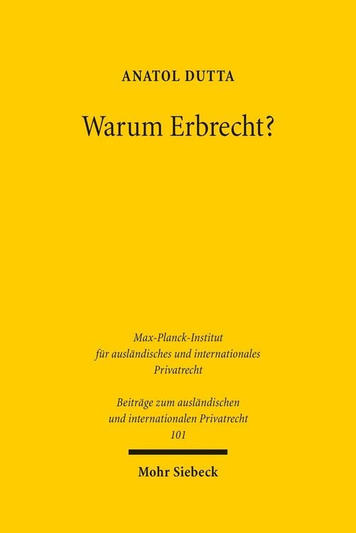 Produktbild: Warum Erbrecht?
