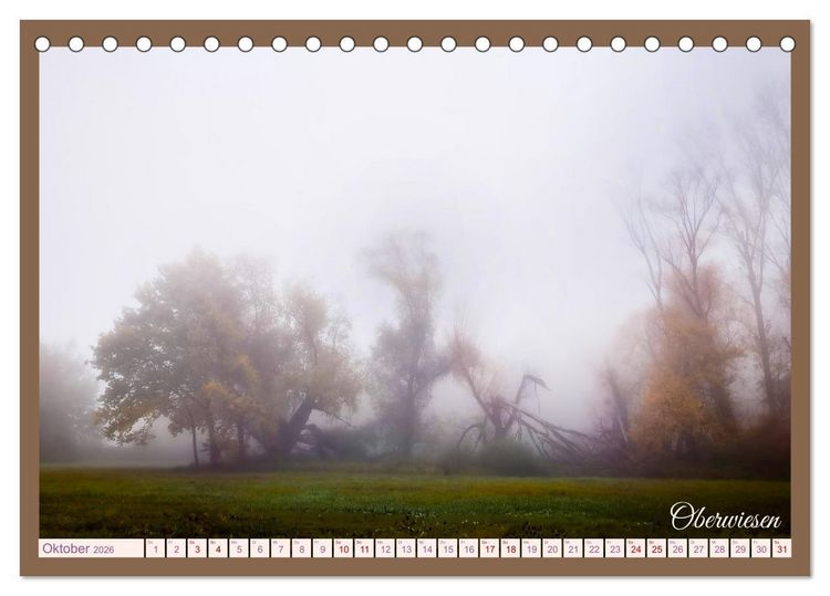 Produktbild: Dreieich Natur Pur (Tischkalender 2026 DIN A5 quer), CALVENDO Monatskalender