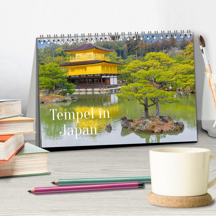 Produktbild: Tempel in Japan (Tischkalender 2026 DIN A5 quer), CALVENDO Monatskalender
