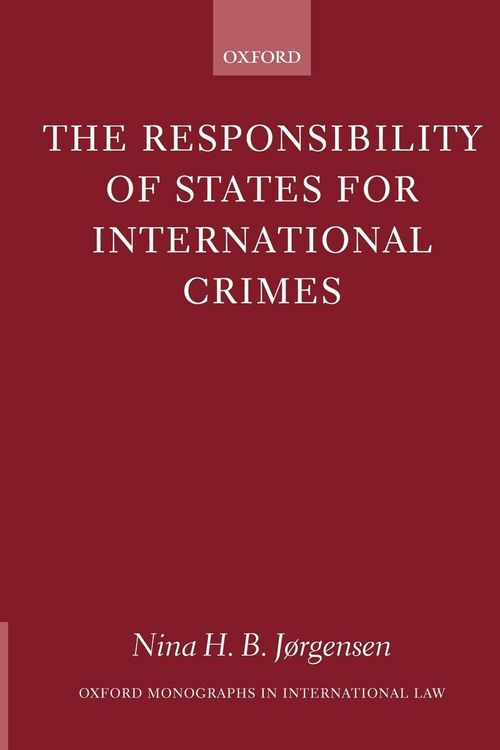 Produktbild: The Responsibility of States for International Crimes