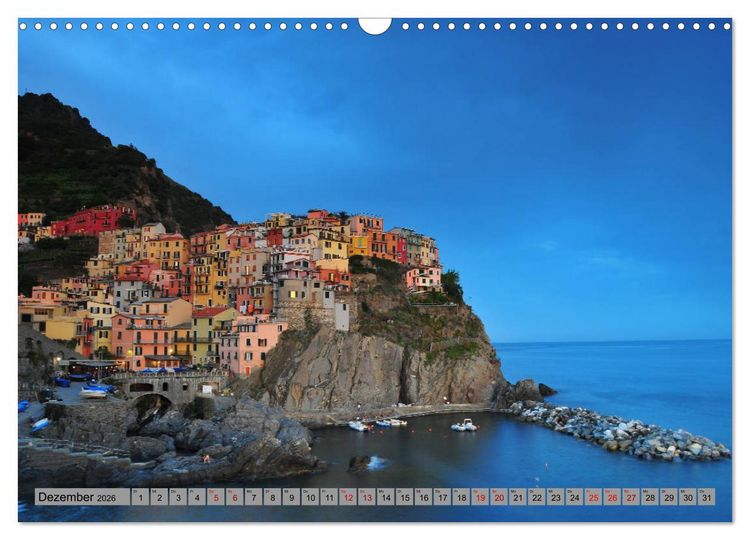 Produktbild: Cinque Terre - die bunten D&ouml;rfer Liguriens (Wandkalender 2026 DIN A3 quer), CALVENDO Monatskalender