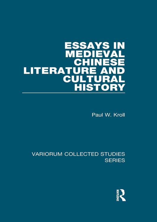 Produktbild: Essays in Medieval Chinese Literature and Cultural History