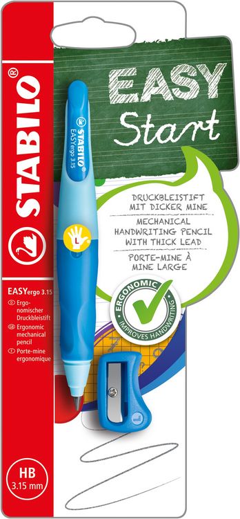 Potloodstift STABILO Easyergo 7890/6 HB 3.15mm doos à 6 stuks