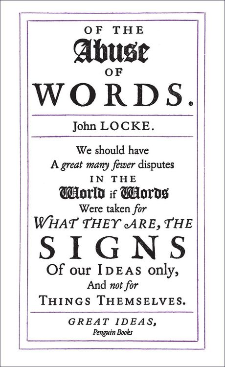 Produktbild: Of the Abuse of Words