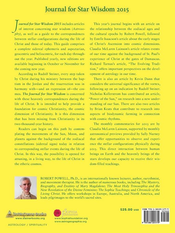 Produktbild: Journal for Star Wisdom 2015