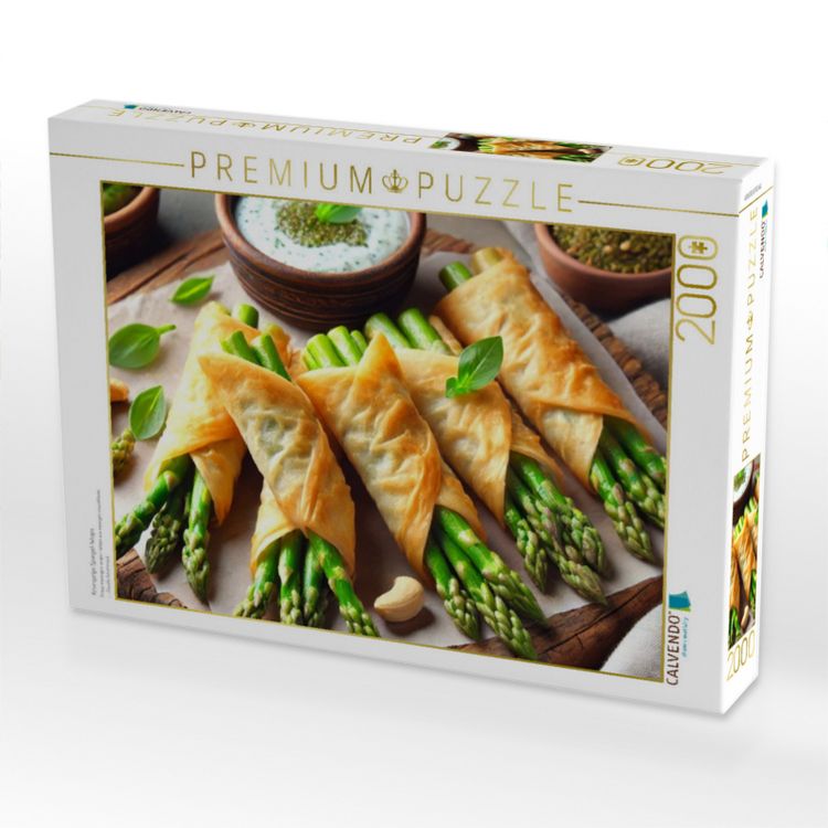 Produktbild: CALVENDO Puzzle Knursprige Spargel-Wraps | 2000 Teile Lege-Gr&ouml;&szlig;e 90x67cm Foto-Puzzle f&uuml;r gl&uuml;ckliche Stunden