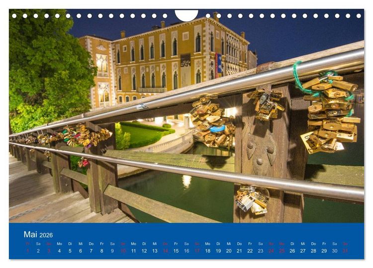Produktbild: Mein lautloses Venedig (Wandkalender 2026 DIN A4 quer), CALVENDO Monatskalender