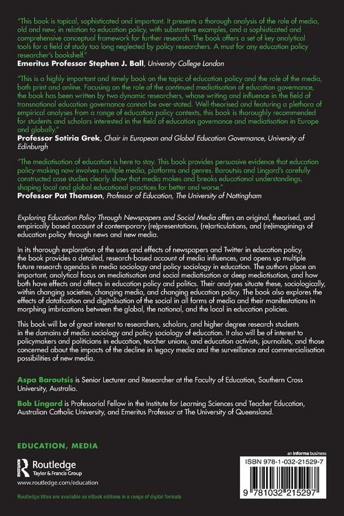 Produktbild: Exploring Education Policy Through Newspapers and Social Media