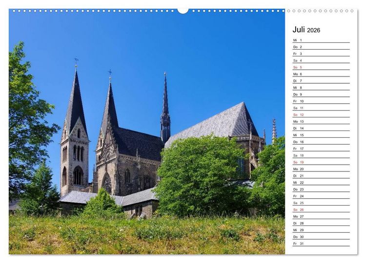 Produktbild: Halberstadt - Das Tor zum Harz (hochwertiger Premium Wandkalender 2026 DIN A2 quer), Kunstdruck in Hochglanz