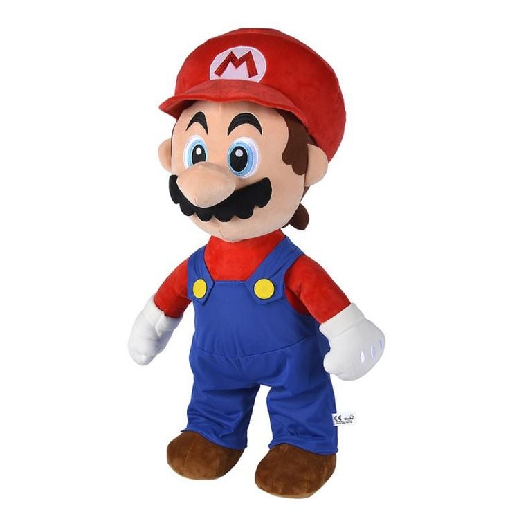 Produktbild: Nintendo Super Mario Premium Pl&uuml;sch Mario XXL, 70 cm