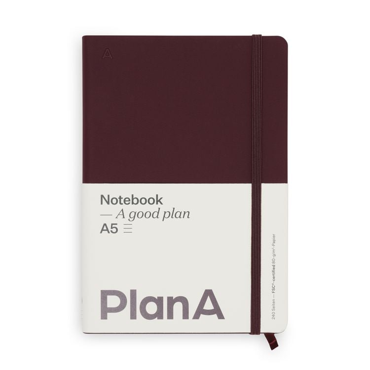 Produktbild: Notizbuch A5 Hardcover Cozy Fig Liniert, 240 Seiten