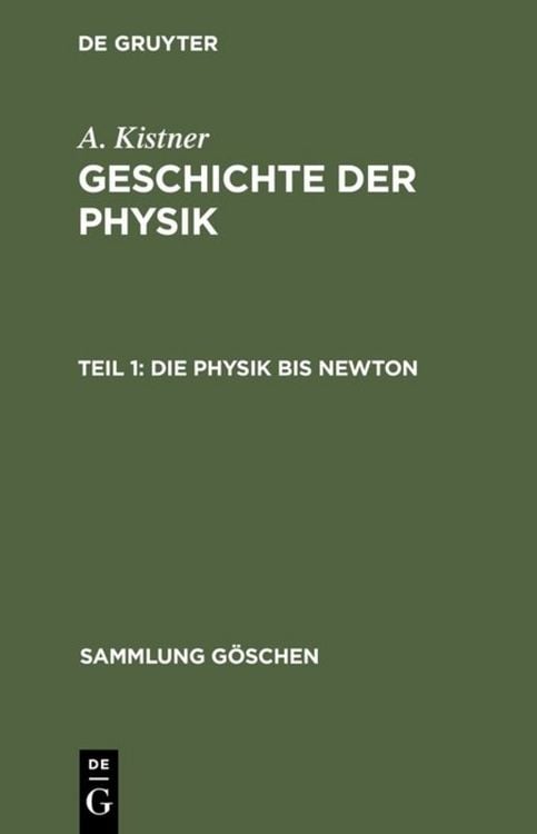Produktbild: Die Physik bis Newton