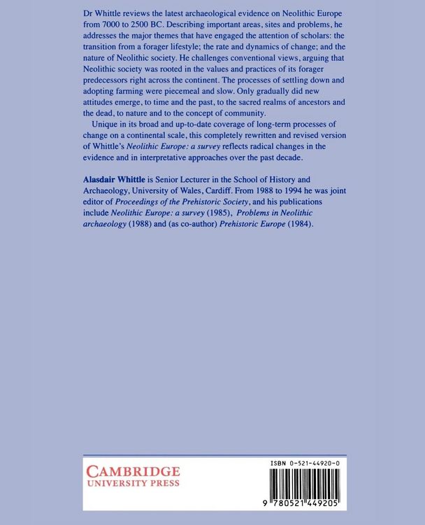 Produktbild: Europe in the Neolithic