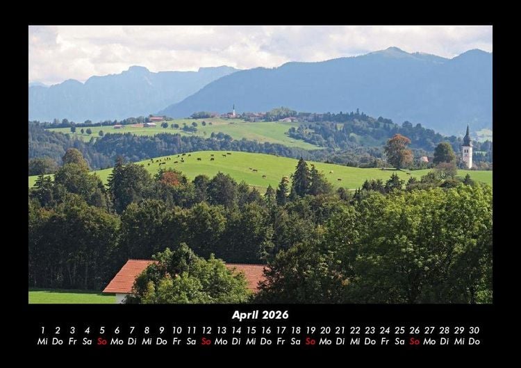 Produktbild: Berge 2026 Fotokalender DIN A3