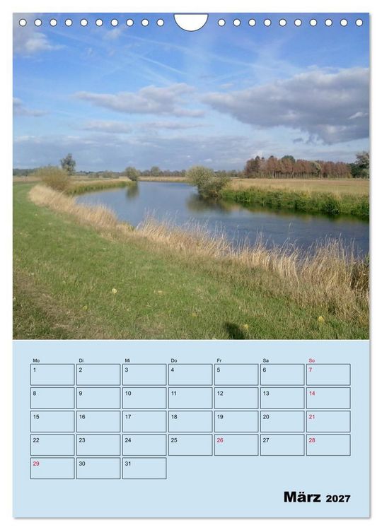 Produktbild: Leinemasch (Wandkalender 2027 DIN A4 hoch), CALVENDO Monatskalender