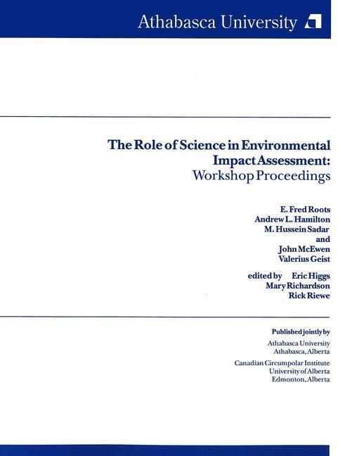 Produktbild: The Role of Science in Environmental Impacts Assessment