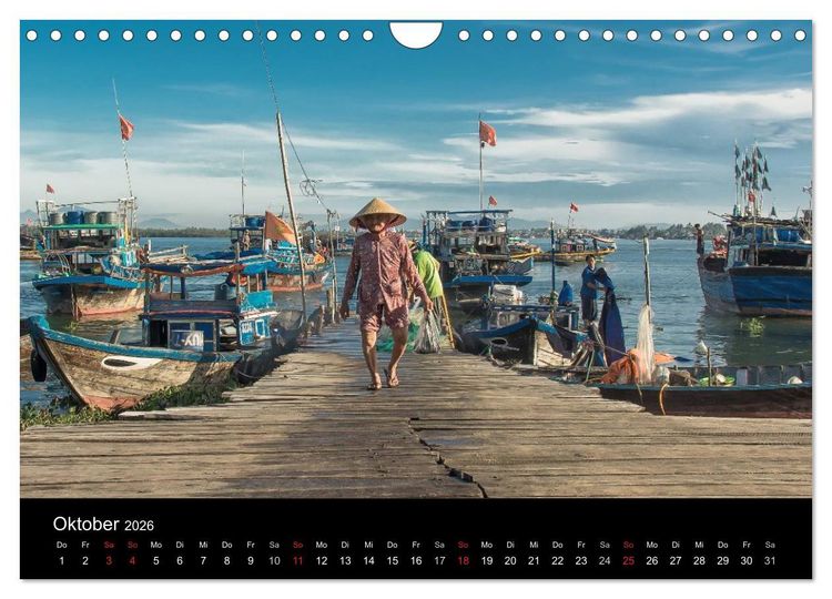 Produktbild: Vietnam Abenteuerreise (Wandkalender 2026 DIN A4 quer), CALVENDO Monatskalender