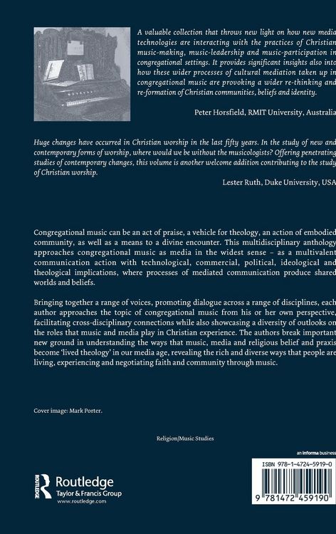Produktbild: Congregational Music-Making and Community in a Mediated Age