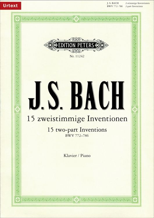 Produktbild: 15 zweistimmige Inventionen