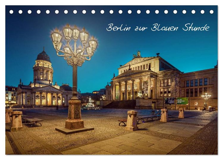 Produktbild: Die Blaue Stunde in Berlin (Tischkalender 2026 DIN A5 quer), CALVENDO Monatskalender