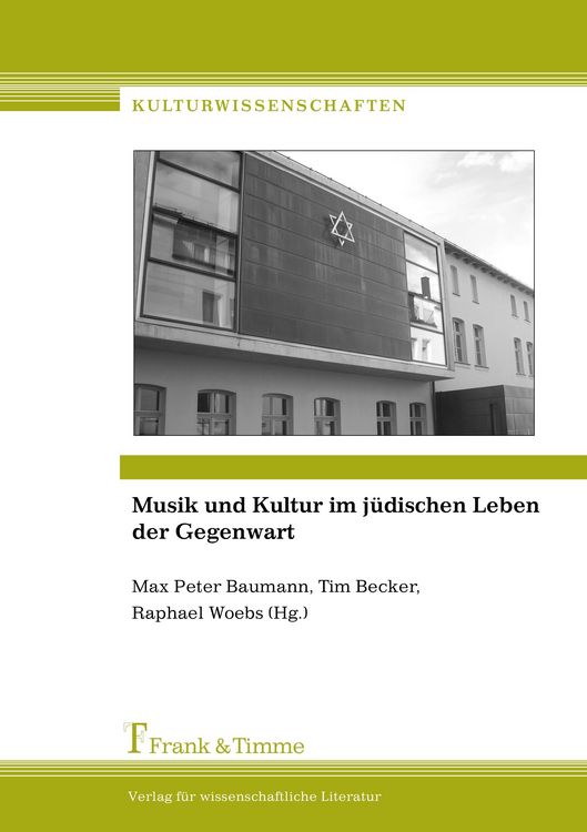 Produktbild: Musik und Kultur im j&uuml;dischen Leben der Gegenwart