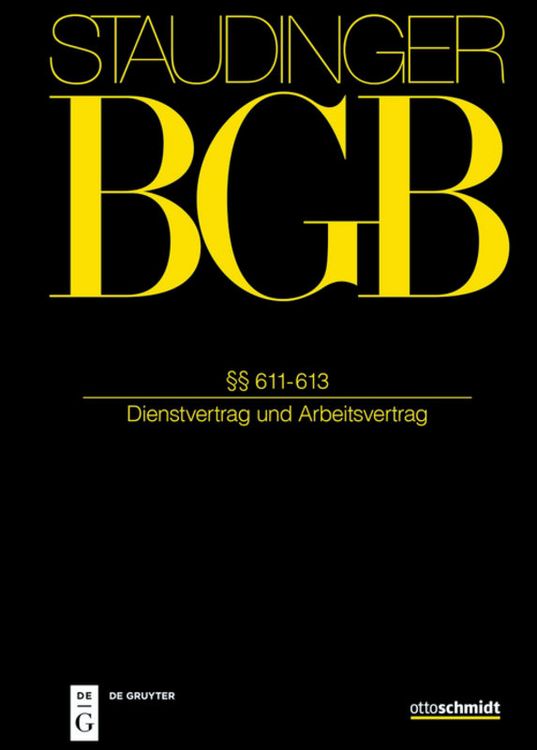 Produktbild: &sect;&sect; 611-613